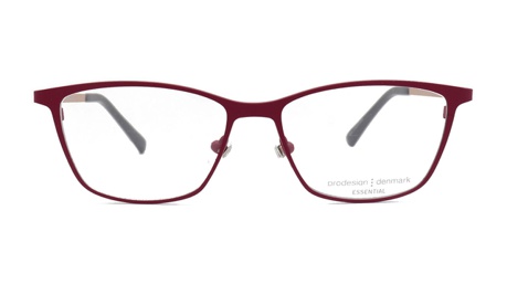 Paire de lunettes de vue Prodesign 3163 couleur rouge - Doyle