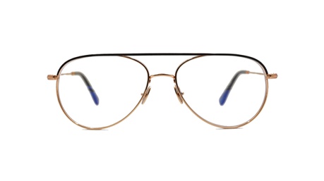 Paire de lunettes de vue Tom-ford Tf5693-b couleur noir or - Doyle