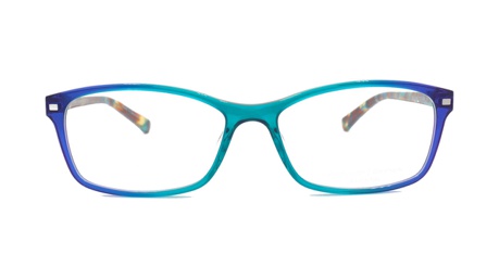 Paire de lunettes de vue Prodesign 1785 couleur turquoise - Doyle