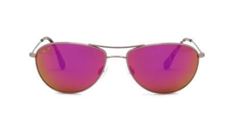 Paire de lunettes de soleil Maui-jim P245 couleur or rose - Doyle