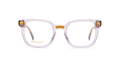 Paire de lunettes de vue Gucci Gg0184o couleur mauve - Doyle