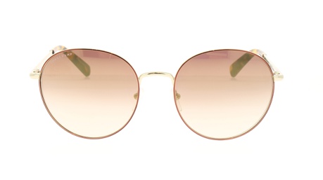 Paire de lunettes de soleil Longchamp Lo101s couleur or - Doyle