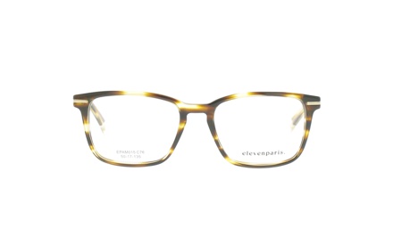 Paire de lunettes de vue Elevenparis Epam015 couleur brun - Doyle