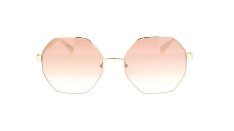 Paire de lunettes de soleil Longchamp Lo106s couleur or - Doyle
