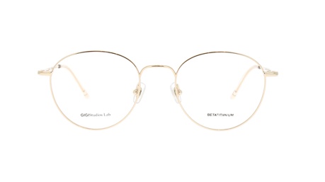 Paire de lunettes de vue Gigi-studios Portland couleur or rose - Doyle