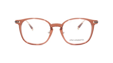 Paire de lunettes de vue Eleven-paris Epam021 couleur pêche cristal - Doyle