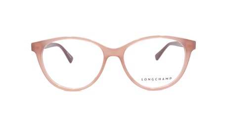 Paire de lunettes de vue Longchamp Lo2648 couleur pêche cristal - Doyle
