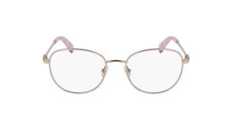 Paire de lunettes de vue Longchamp Lo2127 couleur or rose - Doyle