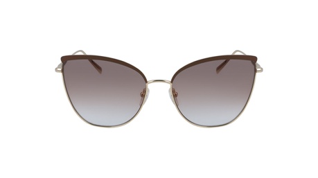 Paire de lunettes de soleil Longchamp Lo130s couleur or - Doyle