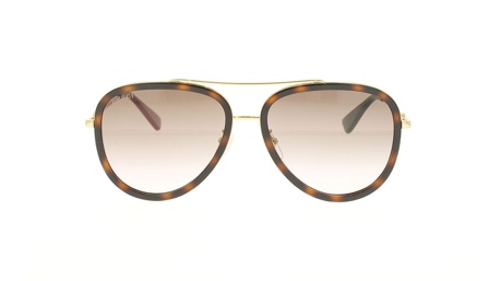 Paire de lunettes de soleil Gucci Gg0062s couleur brun - Doyle