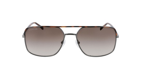 Paire de lunettes de soleil Lacoste L227s couleur bronze - Doyle