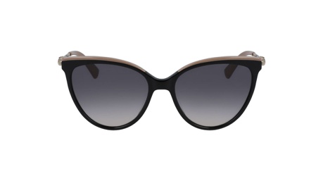 Paire de lunettes de soleil Longchamp Lo675s couleur noir - Doyle