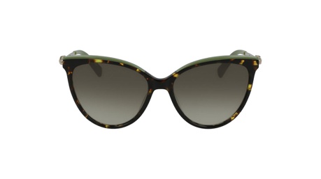 Paire de lunettes de soleil Longchamp Lo675s couleur brun - Doyle