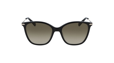 Paire de lunettes de soleil Longchamp Lo660s couleur noir - Doyle