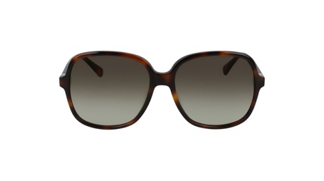 Paire de lunettes de soleil Longchamp Lo668s couleur brun - Doyle