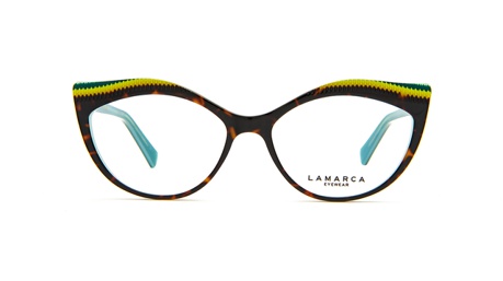 Paire de lunettes de vue Lamarca Intagli 81 couleur vert - Doyle