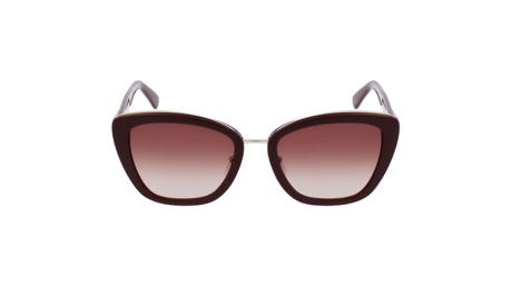 Paire de lunettes de soleil Longchamp Lo687s couleur rouge - Doyle