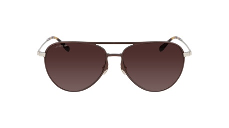 Paire de lunettes de soleil Lacoste L243se couleur bronze - Doyle