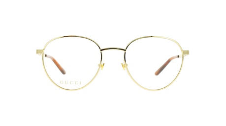 Paire de lunettes de vue Gucci Gg0942o couleur or - Doyle