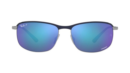 Paire de lunettes de soleil Ray-ban Rb3671ch couleur bleu - Doyle