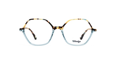 Paire de lunettes de vue Woodys Ginger couleur bleu - Doyle