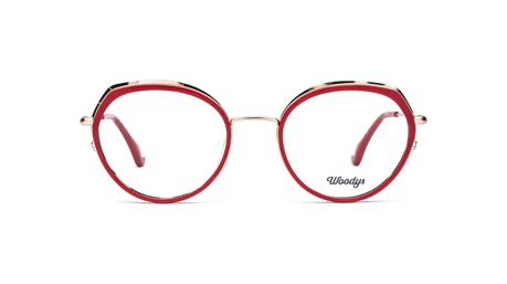 Paire de lunettes de vue Woodys Guppy couleur rouge - Doyle