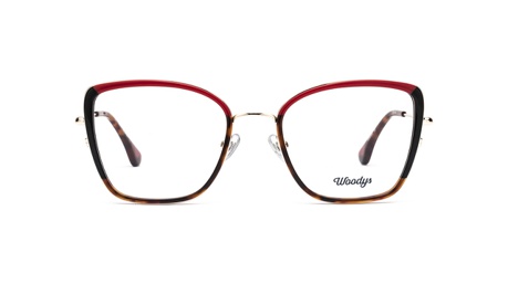 Paire de lunettes de vue Woodys Makaw couleur rouge - Doyle