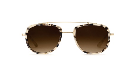Paire de lunettes de soleil Krewe Breton /s couleur brun - Doyle