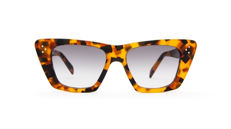 Paire de lunettes de soleil Celine-paris Cl40187i /s couleur brun - Doyle