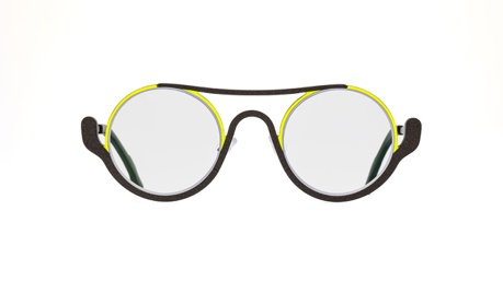 Paire de lunettes de vue Theo-eyewear Choose couleur jaune - Doyle