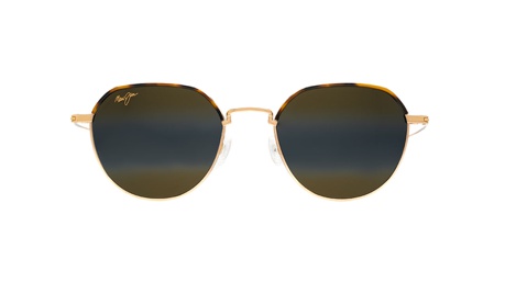 Paire de lunettes de soleil Maui-jim H859 couleur or - Doyle
