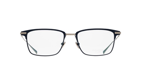 Paire de lunettes de vue Masunaga Flatiron couleur bleu - Doyle