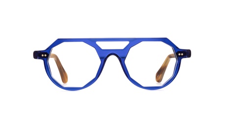 Paire de lunettes de vue La-brique-et-la-violette Double caps couleur bleu - Doyle