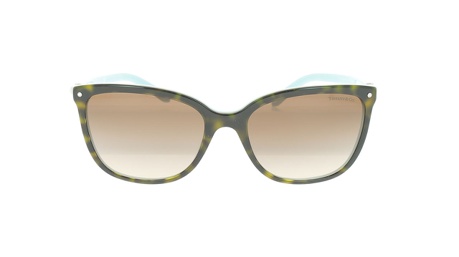 Paire de lunettes de soleil Tiffany Tf4105hb /s couleur brun - Doyle