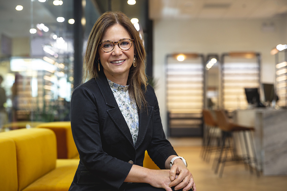 Dr. Isabelle Rouleau, co-owner and optometrist, DOYLE — Sainte-Foy