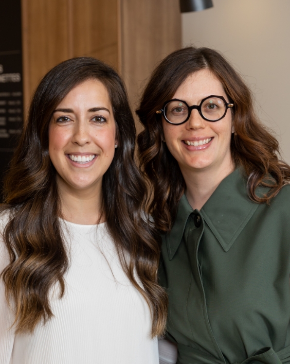 Dre Rosanne Trudel, optométriste copropriétaire, et Mariko Rouleau, opticienne copropriétaire, Doyle - Longueuil.