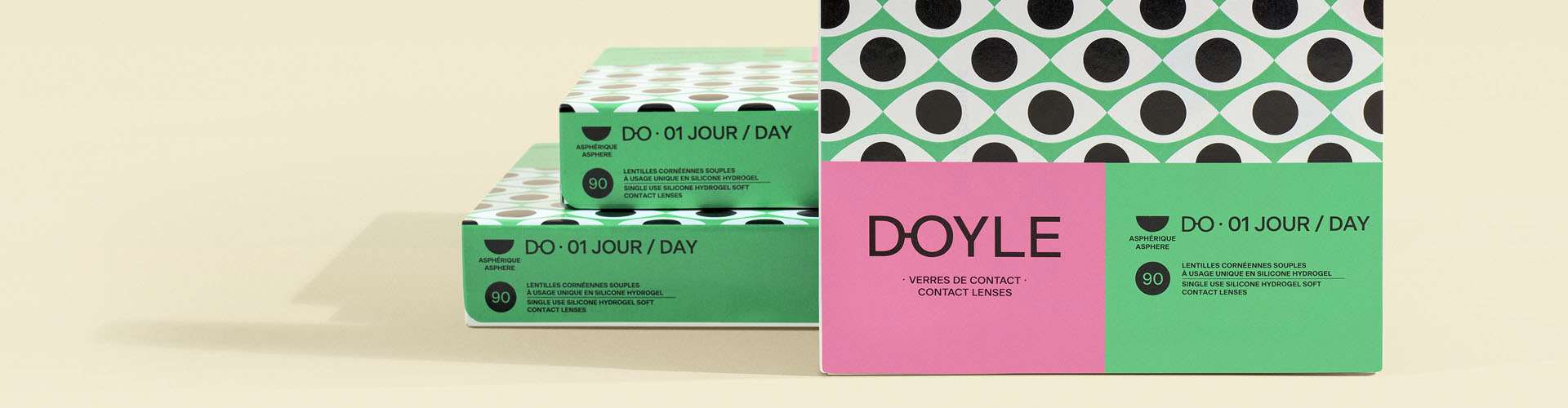 DOYLE | Lentilles cornéennes souple à usage unique